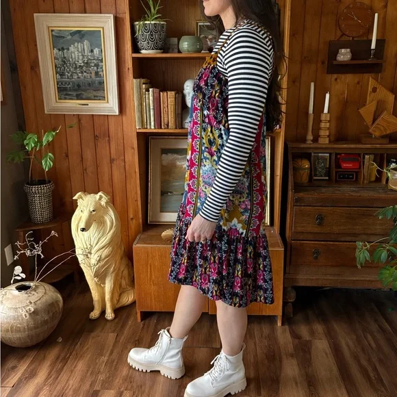 Anthropologie Zadie Velvet Dress Size M - Picture 4 of 6